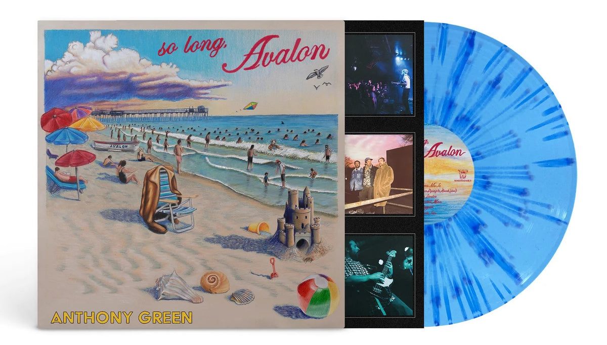 【残2】Anthony Green - So Long, Avalon Clear Blue w/ Blue Splatter Vinyl