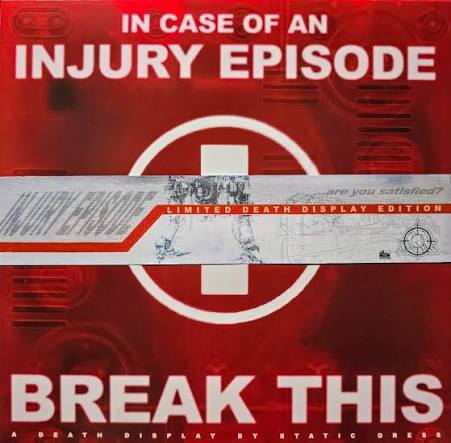 【残1/廃盤】Static Dress - Injury Episode (Death Display Edition) Vinyl (Coke Bottle Clear)